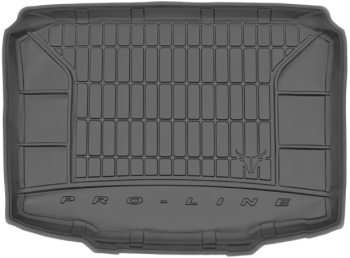 Резиновый ковер в багажник Seat Ibiza (mkIII) 2002-2008 (3-дверный)(без двухуровневого пола) Frogum Proline Premium
