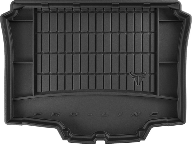 Резиновый ковер в багажник Seat Ibiza (mkIV) 2008-2017 (3-дверный)(без двухуровневого пола) Frogum Proline Premium