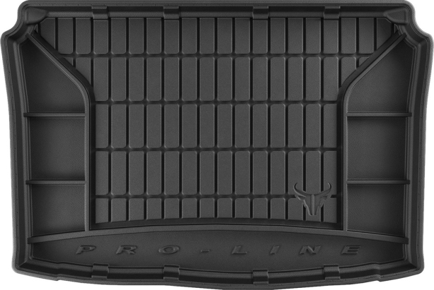 Резиновый коврик в багажник Skoda Fabia (mkI) 1999-2007 (хэтчбек) Frogum Proline Premium