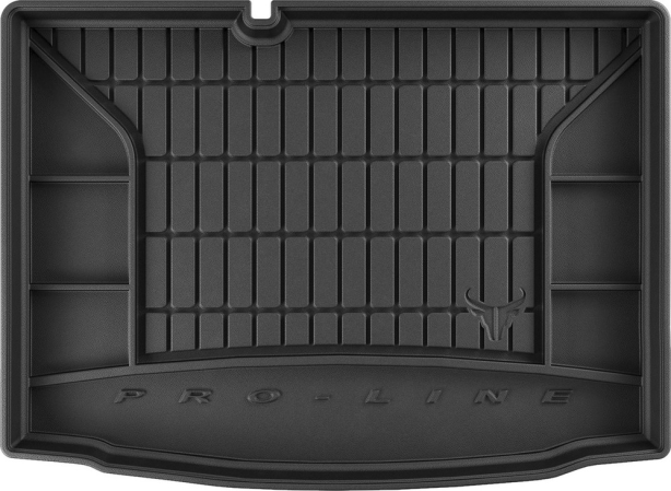 Резиновый коврик в багажник Skoda Fabia (mkIII) 2014-2022 (хэтчбек) (без двухуровневого пола) Frogum Proline Premium