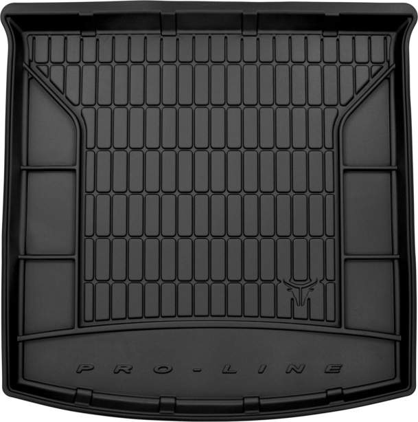Резиновый коврик в багажник Skoda Kodiaq (mkI) 2016-2023 (5 мест) (без двухуровневого пола) Frogum Proline Premium
