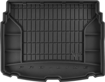 Резиновый ковер в багажник Toyota Auris (mkII) 2012-2018 (хэтчбек) (нижний уровень) (Frogum Proline Premium)