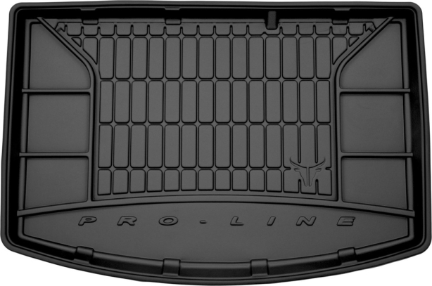 Гумовий килимок в багажник для Toyota Yaris (mkIII) 2010-2020 (нижний уровень) (Frogum Proline Premium)