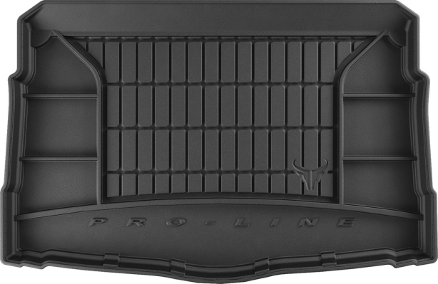 Резиновый килимок в багажник Volkswagen Golf (mkVIII) 2019→ (хатчбек) (нижний уровень) (Frogum Proline Premium)