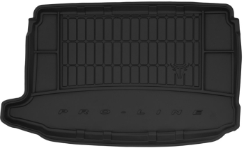 Резиновый ковер в багажник Volkswagen Polo (mkIV) 2001-2010 (хэтчбек) (верхний уровень) (Frogum Proline Premium)