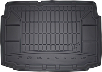 Резиновый коврик в багажник Volkswagen Polo (mkIV) 2001-2010 (хэтчбек) (нижний уровень) Frogum Proline Premium