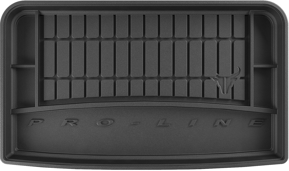 Резиновый ковер в багажник Volkswagen Sharan (mkII) 2010-2022 (7 мест)(разложенный 3 ряд) Frogum Proline Premium