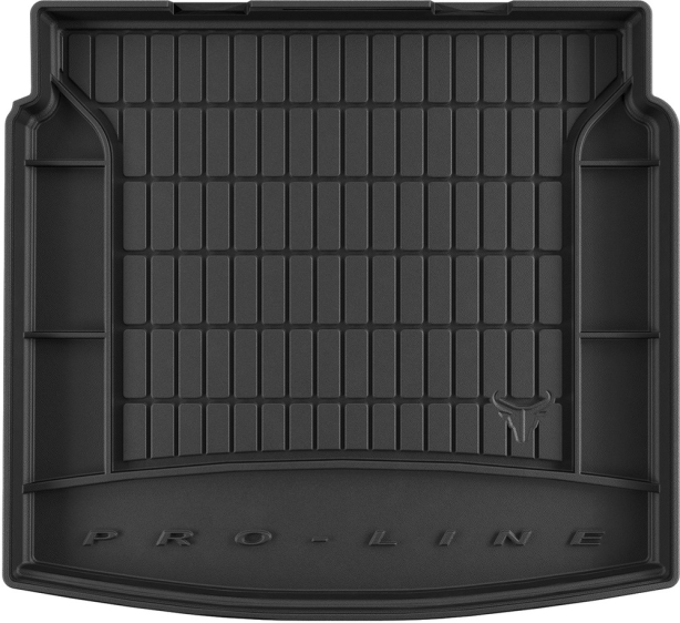 Резиновый коврик в багажник Volkswagen Tiguan (mkII) 2016-2024 (Allspace) (нижний уровень) (Frogum Proline Premium)