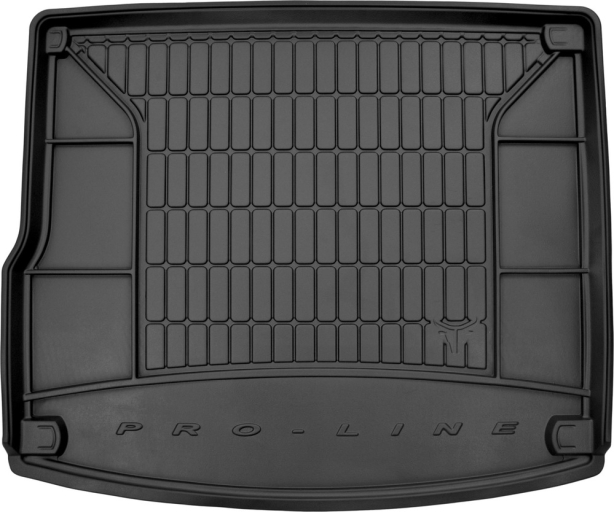 Резиновый килимок в багажник Volkswagen Touareg (mkII) 2010-2018 (2-х зонный климат)(не R-Line) Frogum Proline Premium