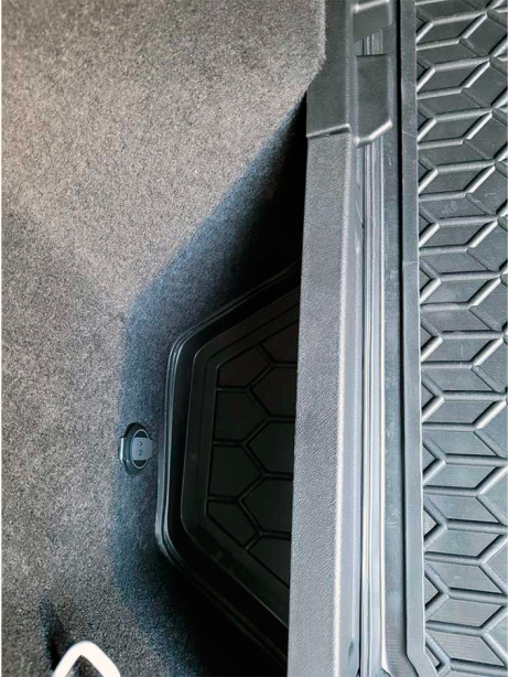 Коврик в багажник Audi Q4 E-tron (FZ) (2021-...) нижняя полочка (Avto-Gumm). Фото 6