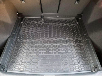 Коврик в багажник Audi Q4 E-tron (FZ) (2021-...) нижняя полочка (Avto-Gumm). Фото 4