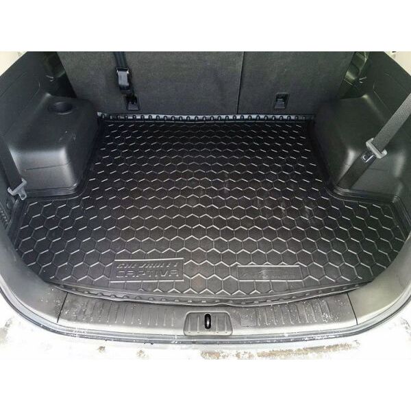 Коврик в багажник Chevrolet Captiva (2012-2018) 7 мест (Avto-Gumm). Фото 2