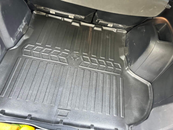 Коврик в багажник Citroen C-Crosser (2007-2013) з сабвуфером з бортиками 30 мм (Stingray). Фото 2