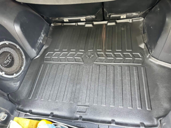 Коврик в багажник Citroen C-Crosser (2007-2013) з сабвуфером з бортиками 30 мм (Stingray). Фото 3