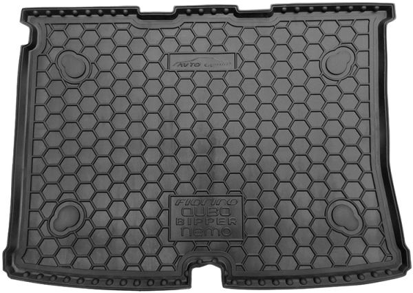 Коврик в багажник Fiat Qubo/Fiorino 08-/Citroen Nemo 07-/Peugeot Bipper 08- Avto-Gumm. Фото 3