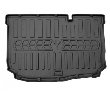 Коврик в багажник Ford Fiesta (2017-...) НВ з бортиками 30 мм (Stingray)