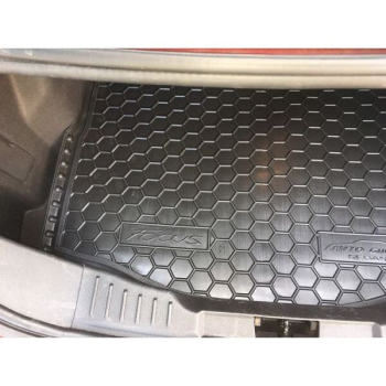 Коврик в багажник Ford Focus III (C346) (2011-2018) Sedan (докатка) (Avto-Gumm). Фото 4