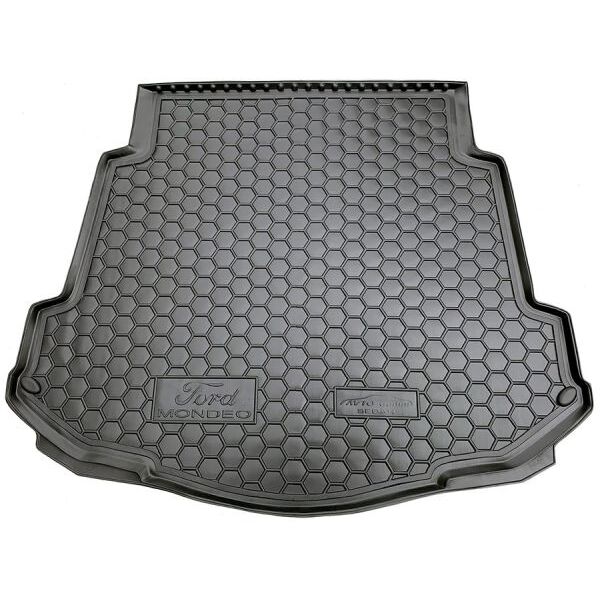 Коврик в багажник Ford Mondeo IV (2007-2014) Sedan (с докаткой) (Avto-Gumm)