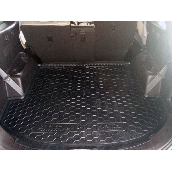 Коврик в багажник Hyundai Grand Santa Fe 2012-2018 Base (Avto-Gumm). Фото 2