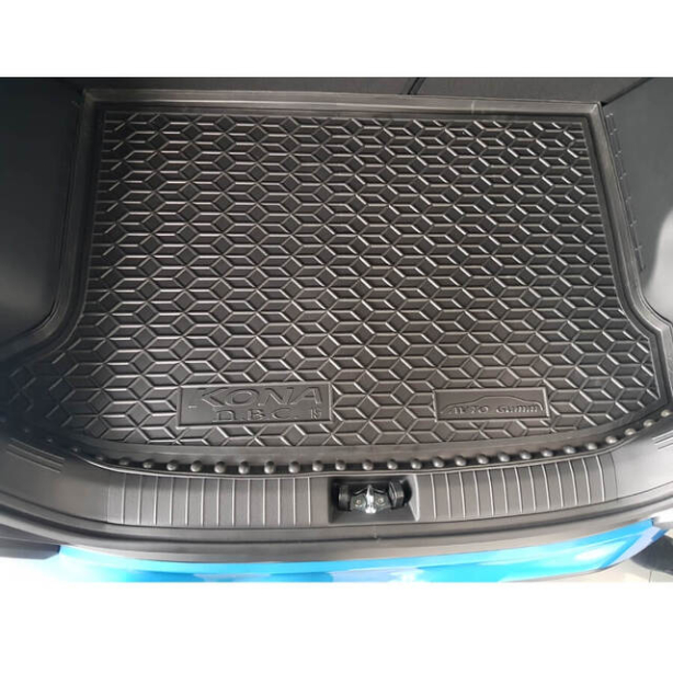 Коврик в багажник Hyundai Kona 2018- ДВС (Avto-Gumm). Фото 2