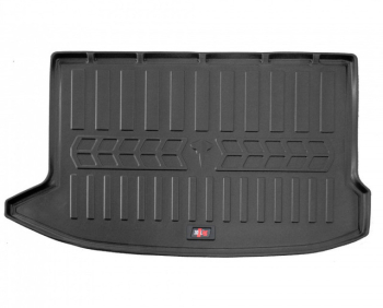 Коврик в багажник Hyundai Kona 2018- ДВС / Electric с бортиками 30 мм (Stingray)