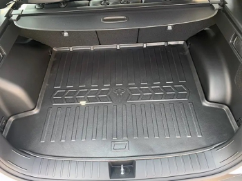Коврик в багажник HYUNDAI Tucson (NX4) hybrid (2021-...) с бортиками 30 мм Stingray. Фото 2