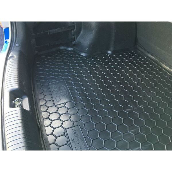 Коврик в багажник Kia Rio 2011-2017 Sedan (Avto-Gumm). Фото 3