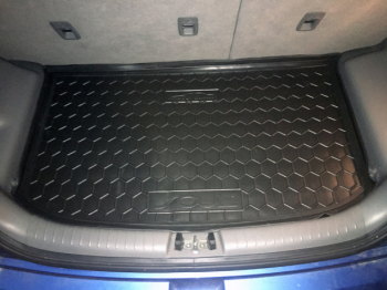 Килимок в багажник для Kia SOUL (2013-2018) (верхній) (Avto-Gumm). Фото 5