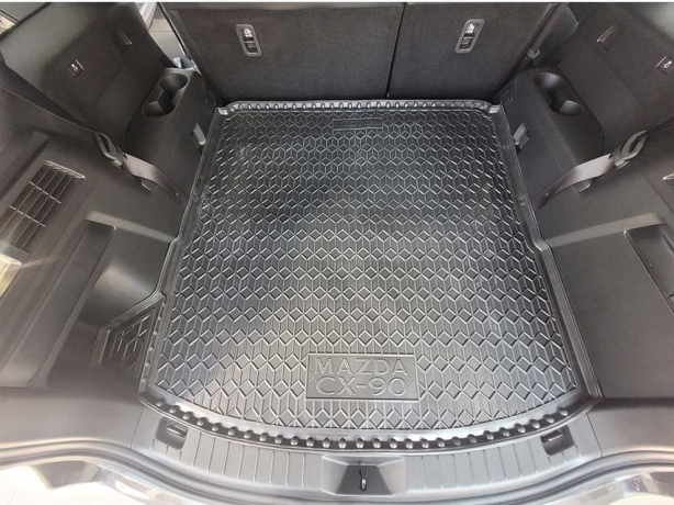 Коврик в багажник MAZDA CX-90 (KK) 2023-... 5-7 мест Резиновые Avto-Gumm. Фото 4
