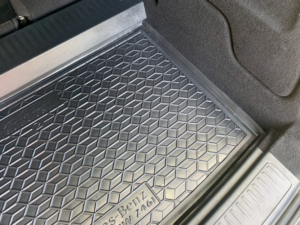 Коврик в багажник Mercedes B (W246) 2014- Electric Drive нижний (Avto-Gumm). Фото 4