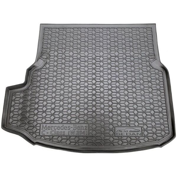 Коврик в багажник Mercedes Benz W204 C 2007-2015 седан Avto-Gumm