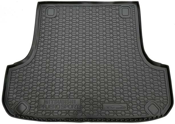 Коврик в багажник Mitsubishi Pajero Sport I 1996-2008 Резиновые Avto-Gumm. Фото 2