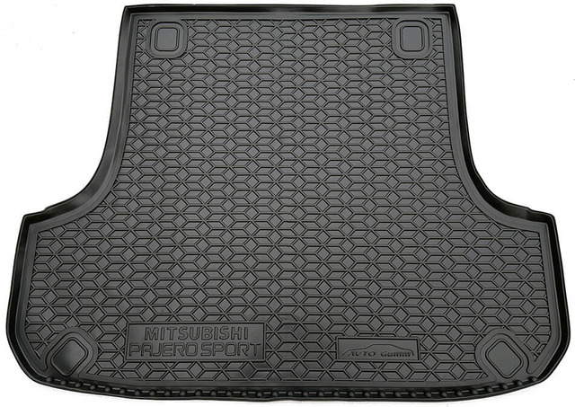 Коврик в багажник Mitsubishi Pajero Sport I 1996-2008 Резиновые Avto-Gumm
