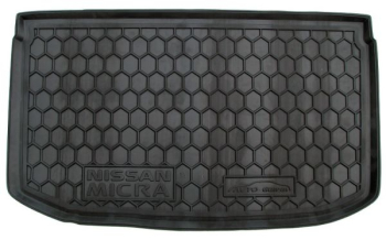 Коврик в багажник Nissan Micra IV (K13) (2010-2016) Avto-Gumm. Фото 3