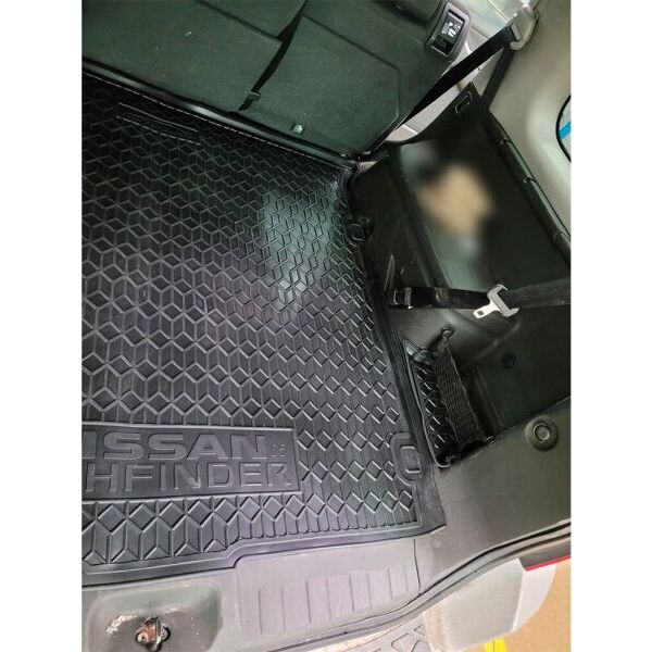 Коврик в багажник Nissan Pathfinder III (R51) (2005-2014) с ухом Avto-Gumm. Фото 4