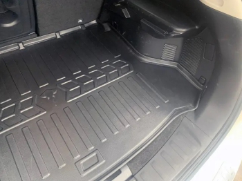 Коврик в багажник NISSAN Rogue (T32) (2013-...) с бортиками 30 мм (Stingray). Фото 4