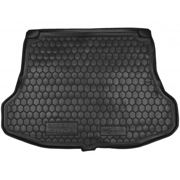 Коврик в багажник Nissan Tiida (C11) 2004–2011 Sedan Avto-Gumm
