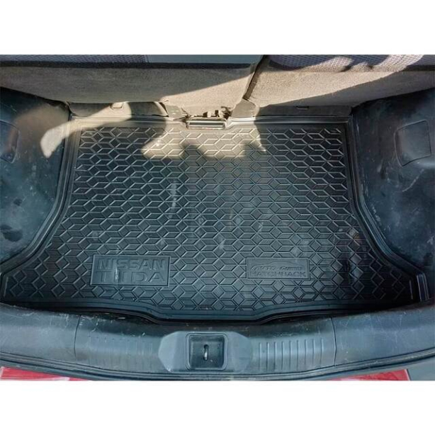 Коврик в багажник Nissan Tiida 2004- Hatchback (Avto-Gumm)