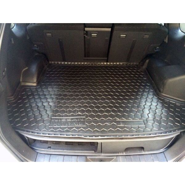 Коврик в багажник Nissan X-Trail (T31) 2007- с поличкой Avto-Gumm. Фото 2