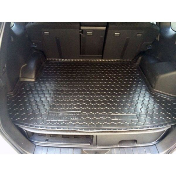 Коврик в багажник Nissan X-Trail (T31) 2007- с поличкой Avto-Gumm. Фото 2
