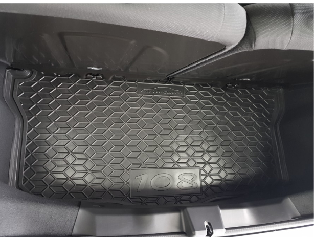 Килимок в багажник для Peugeot 108 (2014-...) (Avto-Gumm). Фото 2