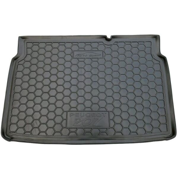 Коврик в багажник Peugeot 207 (2006-2012) Резиновые Avto-Gumm