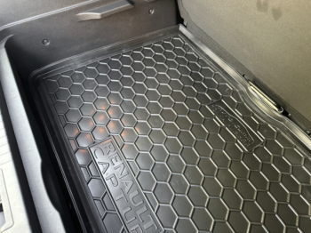Коврик в багажник Renault Captur (2013-2019) Нижняя полочка (Avto-Gumm). Фото 5