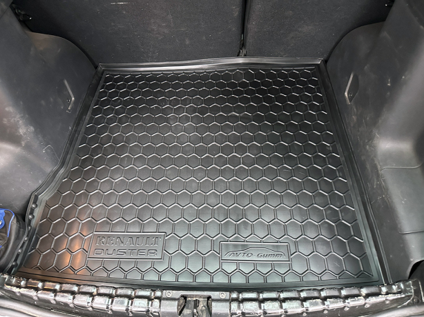 Коврик в багажник Renault Duster 2010-/2015- (2WD) (Avto-Gumm). Фото 4