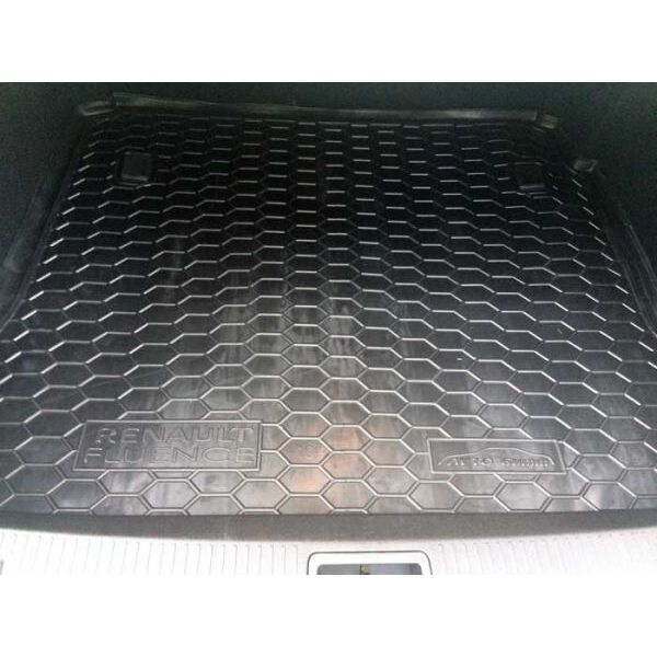 Коврик в багажник Renault Fluence (2009-2015) Резиновые Avto-Gumm. Фото 2