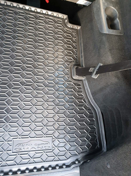 Коврик в багажник Renault Grand Scenic III (2009-2016) 7 мест (Avto-Gumm). Фото 8