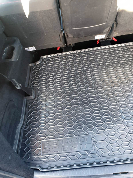 Коврик в багажник Renault Grand Scenic III (2009-2016) 7 мест (Avto-Gumm). Фото 7