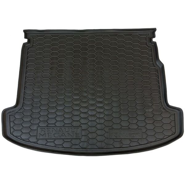 Коврик в багажник Renault Megane III (2008-2015) Universal с ушами Avto-Gumm