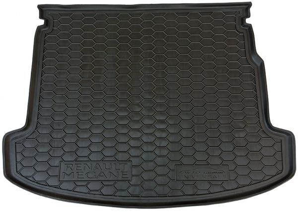 Коврик в багажник Renault Megane III (2008-2015) Universal с ушами Avto-Gumm. Фото 6