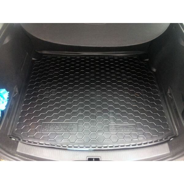 Коврик в багажник Renault Megane III (2008-2015) Universal без ушей (Avto-Gumm). Фото 2